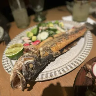 Crispy Whole Branzino