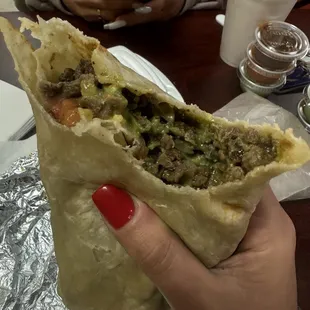 Carne Asada Burrito