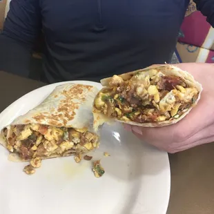 Breakfast burrito!