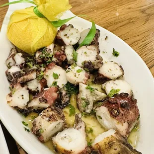 Grilled Octopus( perfectly cooked,generously sized)