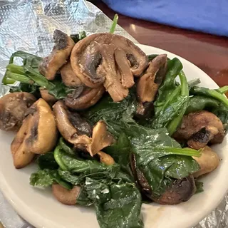Spinach and Mushrooms