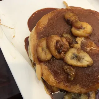 Pancake with Caramelized Bananas