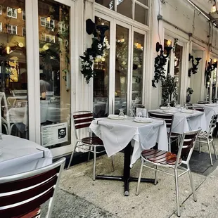 Outdoor seating