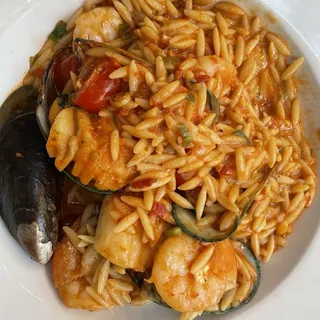 Seafood Orzo
