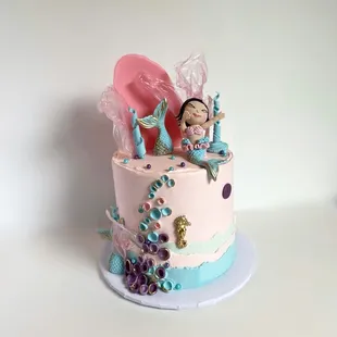 a mermaid cake
