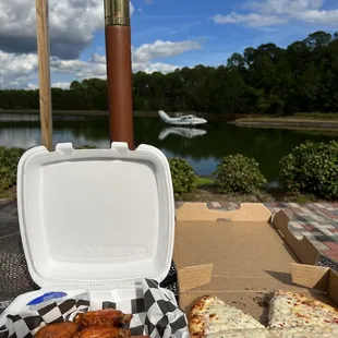 Having a big lunch that will translate into leftovers!!