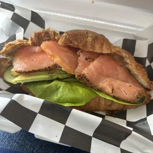 Smoked Salmon Croissant