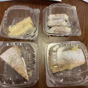 Slice Lemon Cream Cake