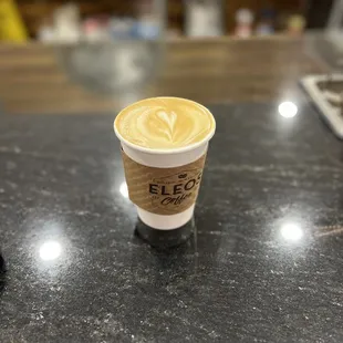 Rosemary sage latte w/ oat milk