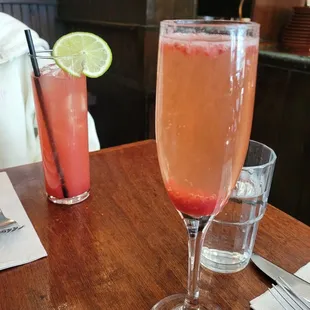 Raspberry limeade, Champaign Carlton
