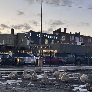View from our parking spot