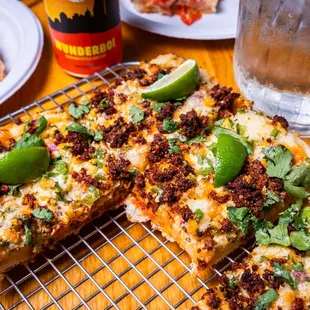 pizza, food