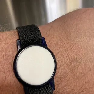 a watch on a man&apos;s wrist