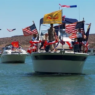 Fly Freedom's Flag on Elephant Butte Lake