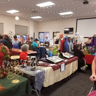 Christmas bazaar i n the Event Center