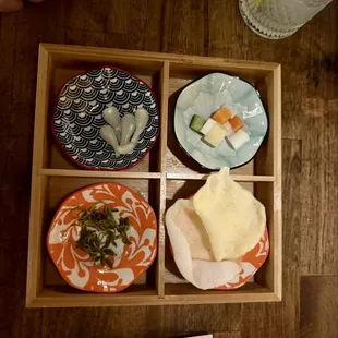 Complimentary appetizer