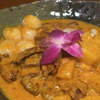 Pineapple Curry Slow Cooked Duck