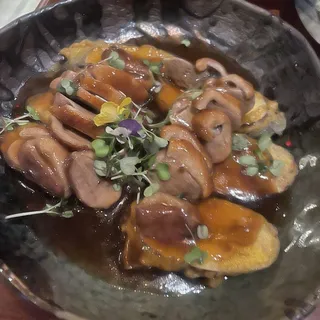 Duck Tamarind Eggplant With Tamarind Sauce