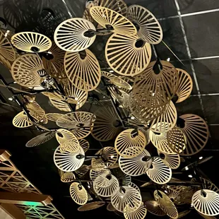 Ceiling fans.