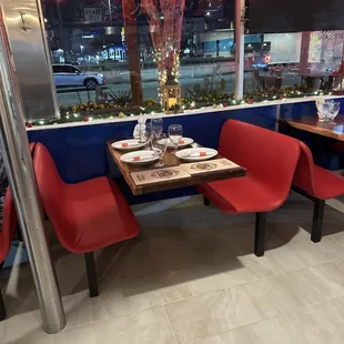 interior, sushi and sashimi