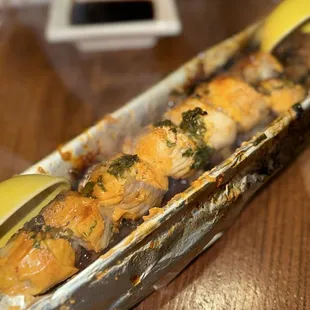 Flaming Seabass Roll