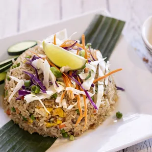Crab meat fried rice