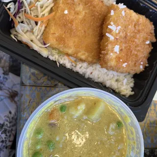 Tofu curry rice (Vegan)