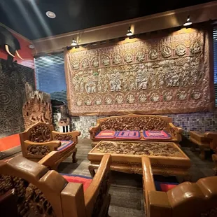 Waiting area decor