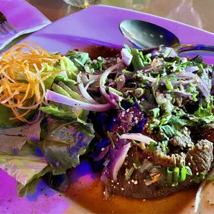 S5. Beef Numtok Salad