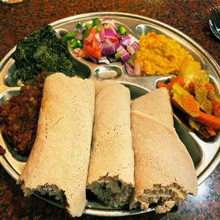 Ethiopian Vegetarian Combo