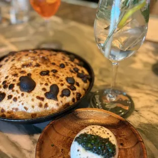 Burrata caviar
