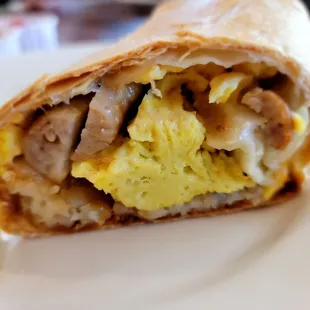 Sausage burrito