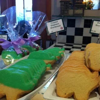 Plain Elephant Shortbread Cookie