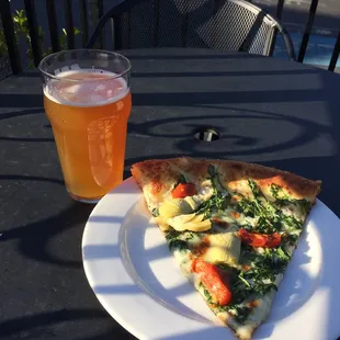 Pizza and beer, you're in the clear!