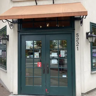 Nondescript storefront