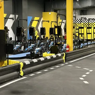 Indoor electric go cart