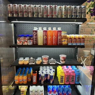 Drinks and cold food items