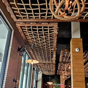 the interior of a restaurant