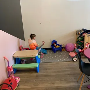 My daughter loves that there&apos;s a place for her to enjoy too