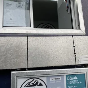 Order Window - Easy drive up to order