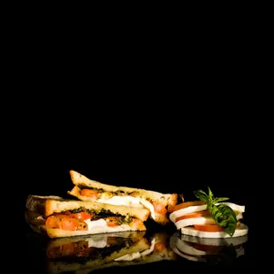 Mozzarella and Tomato Pesto Panini