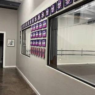 All of our studios have viewing windows for parents.