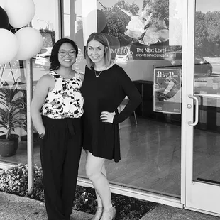 Owners Edith and Katherine celebrating our grand opening!