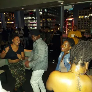 The DJ on Saturday Nights at Elevate Lounge AINT PLAYIN'...HE BROUGHT IT AND WE DANCED ALL NIGHT!