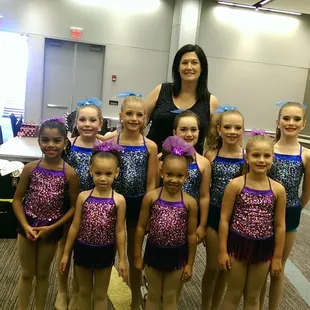 Ms. Kathy with the Minis and Juniors -locomotion number