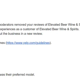 a letter from a customer