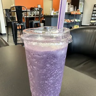 ube coffee (blended)