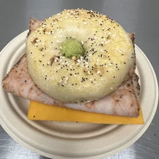 Bagel sandwhich