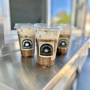 Snickers cold brew w/ sweet foam