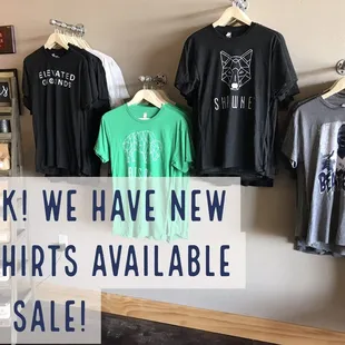 Elevated Grounds has brand new custom shirts for sale! They include custom Thunder, Bison, Wolves, and Elevated Grounds gear!